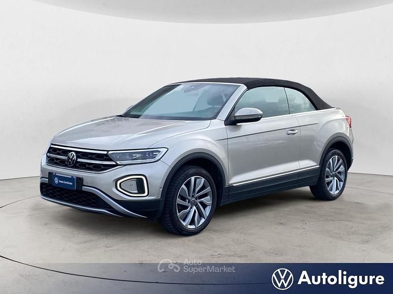 Usata VW T-Roc Cabriolet Style 110 CV (80 kW) 2023 Beige Cabrio