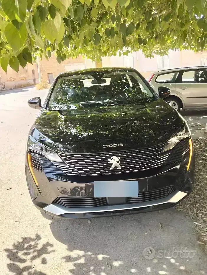 Usata Peugeot 3008 131 CV (96 kW) 2021 Nero SUV
