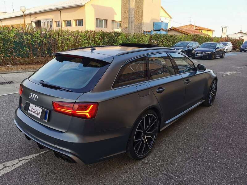 Usata Audi RS6 Performance 605 CV (444 kW) 2018 Grigio opaco originale Station wagon