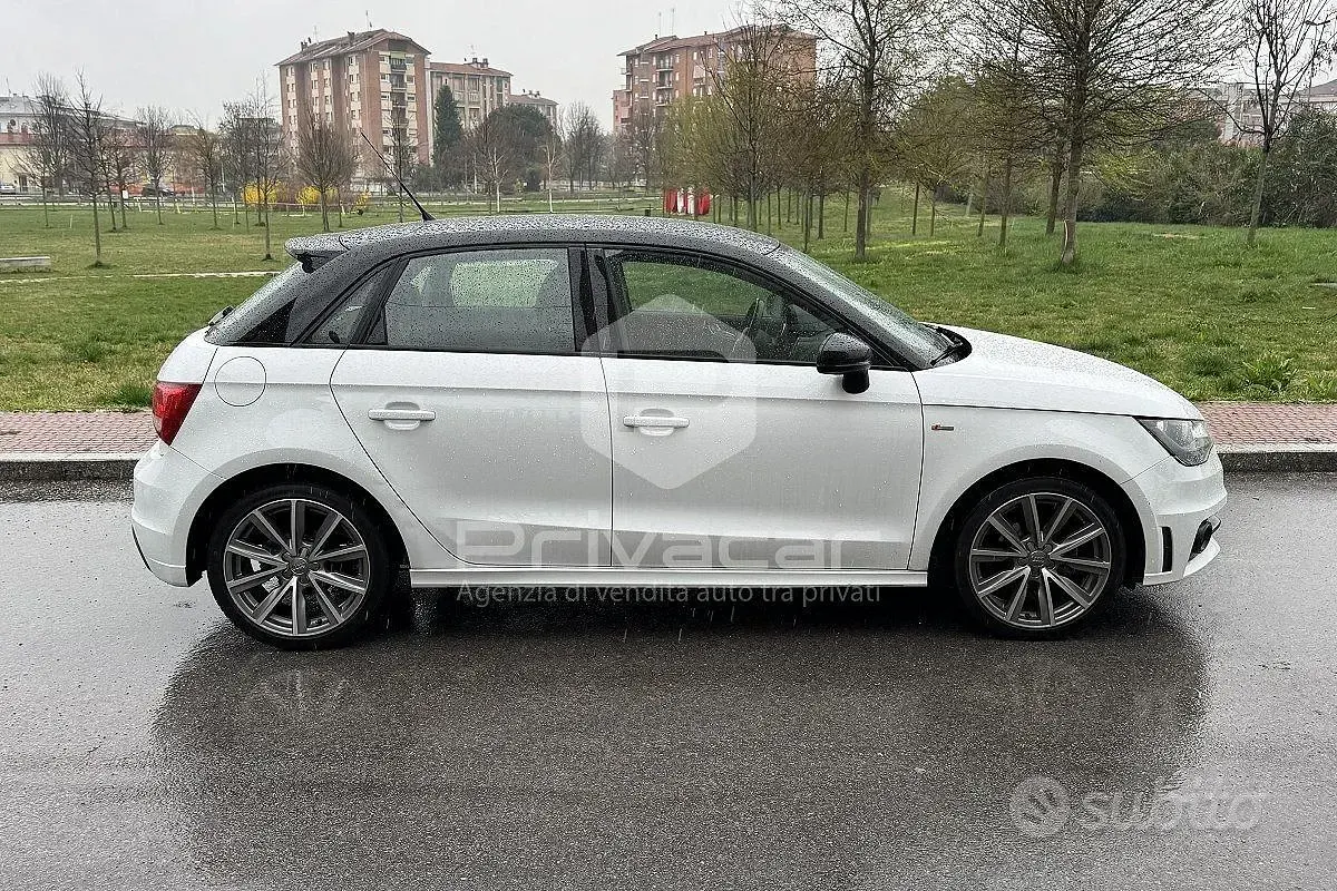 Usata Audi A1 S-Line 90 CV (66 kW) 2014 Bianco Utilitaria