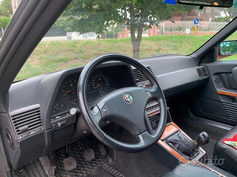 Usata Alfa Romeo 164 Super 201 CV (147 kW) 1992 Rosso Berlina