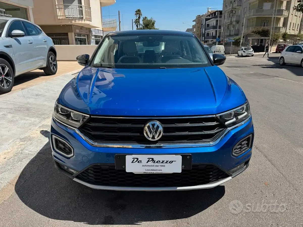 Usata VW T-Roc Advance 150 CV (110 kW) 2019 Blu SUV