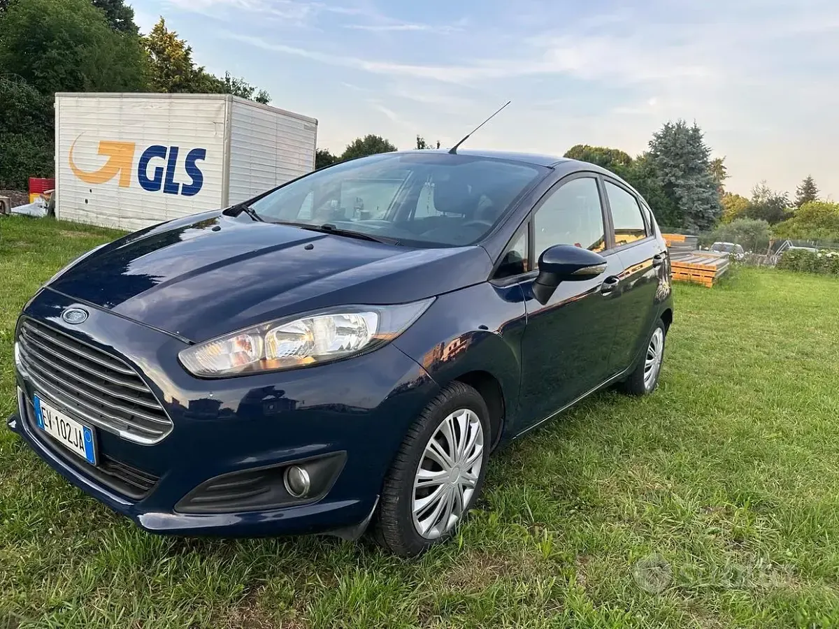 Usata Ford Fiesta Titanium 97 CV (71 kW) 2014 Blu Utilitaria