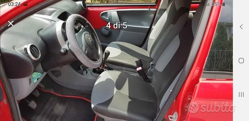 Usata Citroën C1 68 CV (50 kW) 2010 Rosso Utilitaria