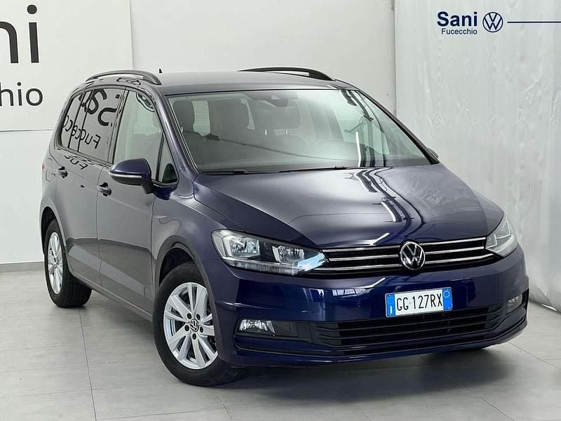 Usata VW Touran Business 122 CV (89 kW) 2021 Blu Monovolume