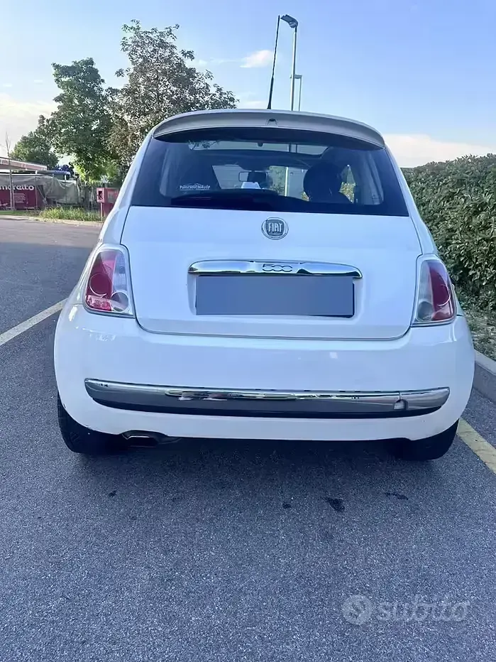 Usata Fiat 500 95 CV (69 kW) 2011 Bianco Berlina