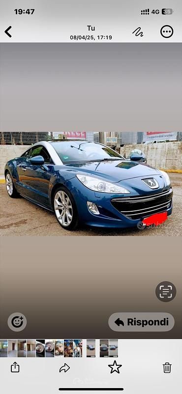 Usata Peugeot RCZ 156 CV (114 kW) 2011 Coupé