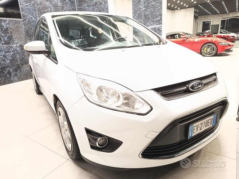 Usata Ford C-MAX Titanium 125 CV (91 kW) 2014 Bianco Monovolume