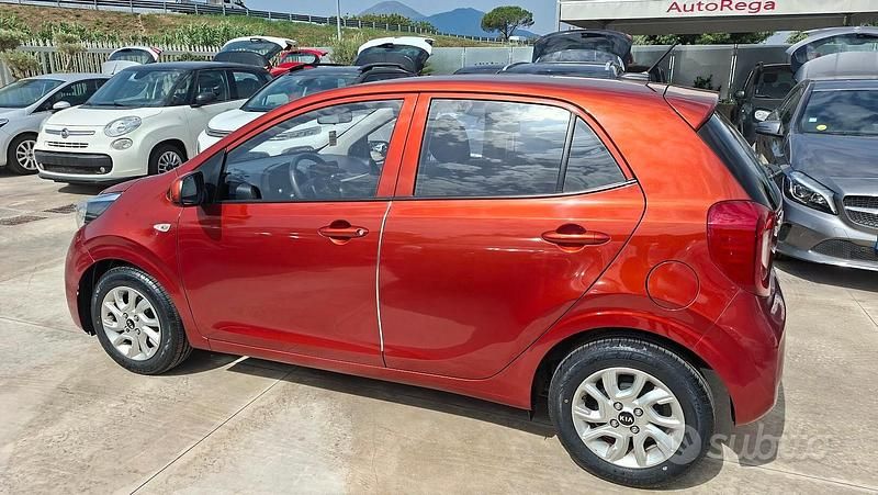 Usata Kia Picanto X-Line 67 CV (49 kW) 2023 Arancione Utilitaria