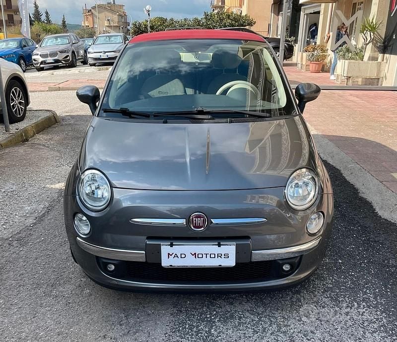 Usata Fiat 500C Lounge 69 CV (50 kW) 2013 Grigio Cabrio