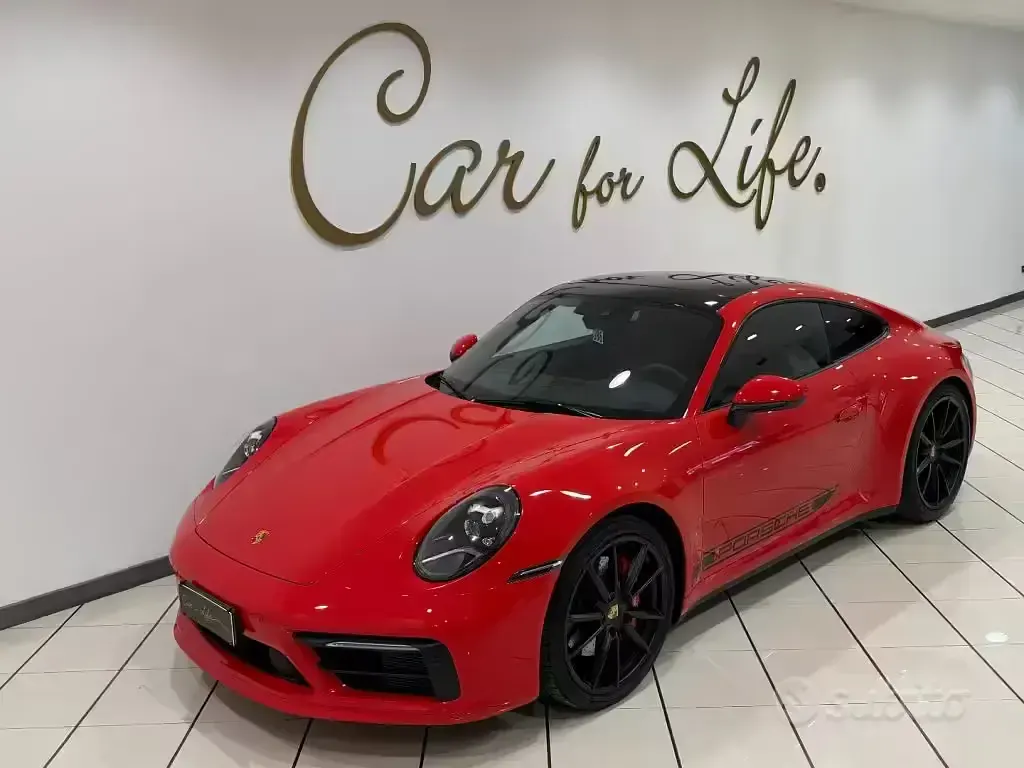 Brugt Porsche 911 Carrera 450 HK (330 kW) 2023 Rød Coupe