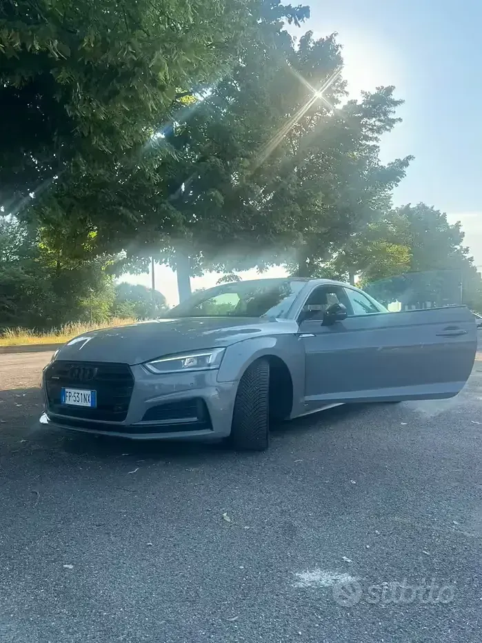 Käytetty Audi A5 S-Line 190 HP (139 kW) 2018 Harmaa Coupe - kaksiovinen