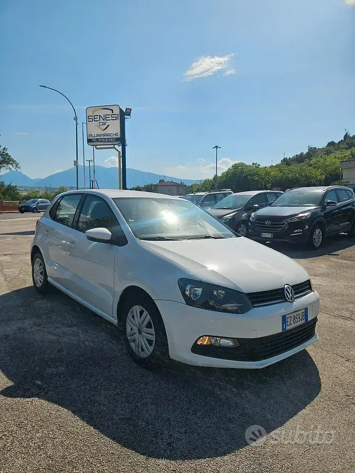 Usata VW Polo Comfortline 75 CV (55 kW) 2015 Bianco Berlina