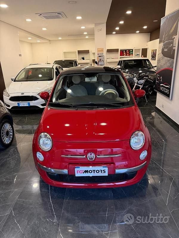 Usata Fiat 500 Lounge 75 CV (55 kW) 2008 Rosso Berlina