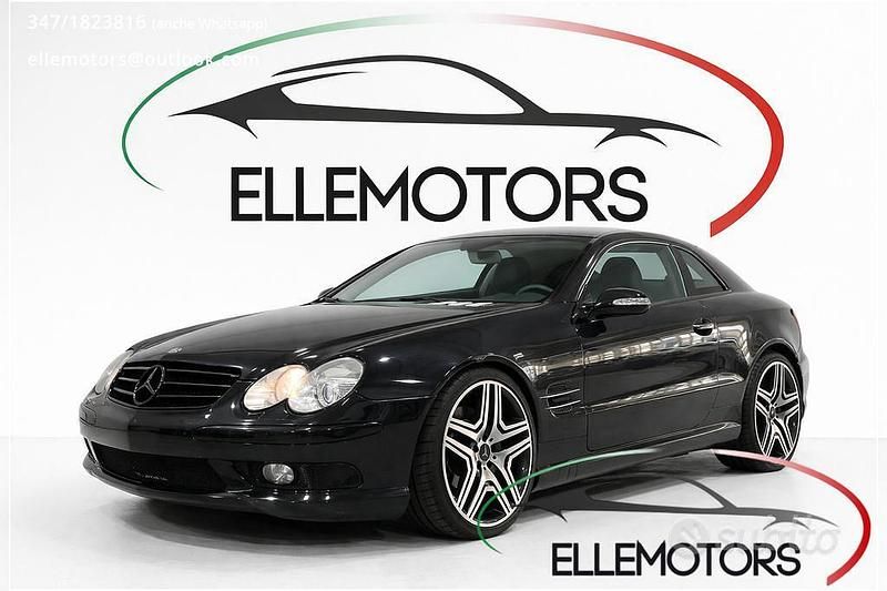 Usata Mercedes SL500 AMG 306 CV (225 kW) 2002 Nero Cabrio