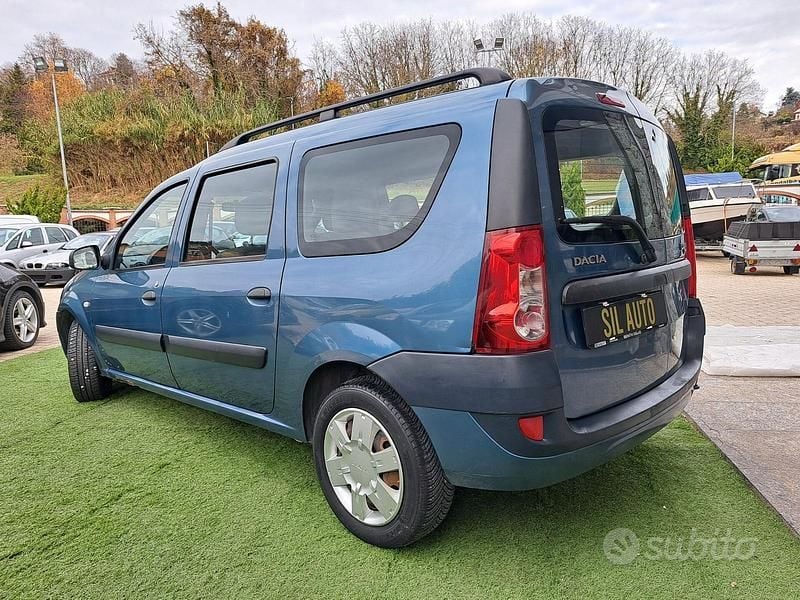 Usata Dacia Logan MCV 105 CV (77 kW) 2007 Blu Station wagon