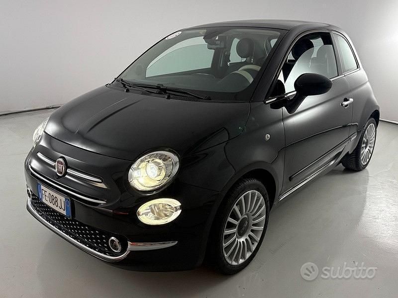 Nero Usata 2016 Fiat 500 Lounge Tre volumi | 8900 € (Buon prezzo) - Immagine 1/4