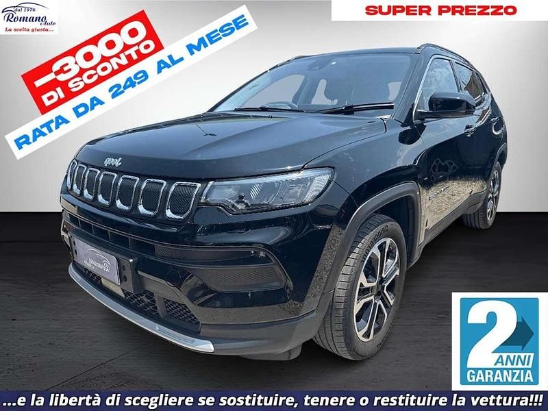 Nero Usata 2024 Jeep Compass Limited SUV | 26.990 € (Buon prezzo) - Immagine 1/4