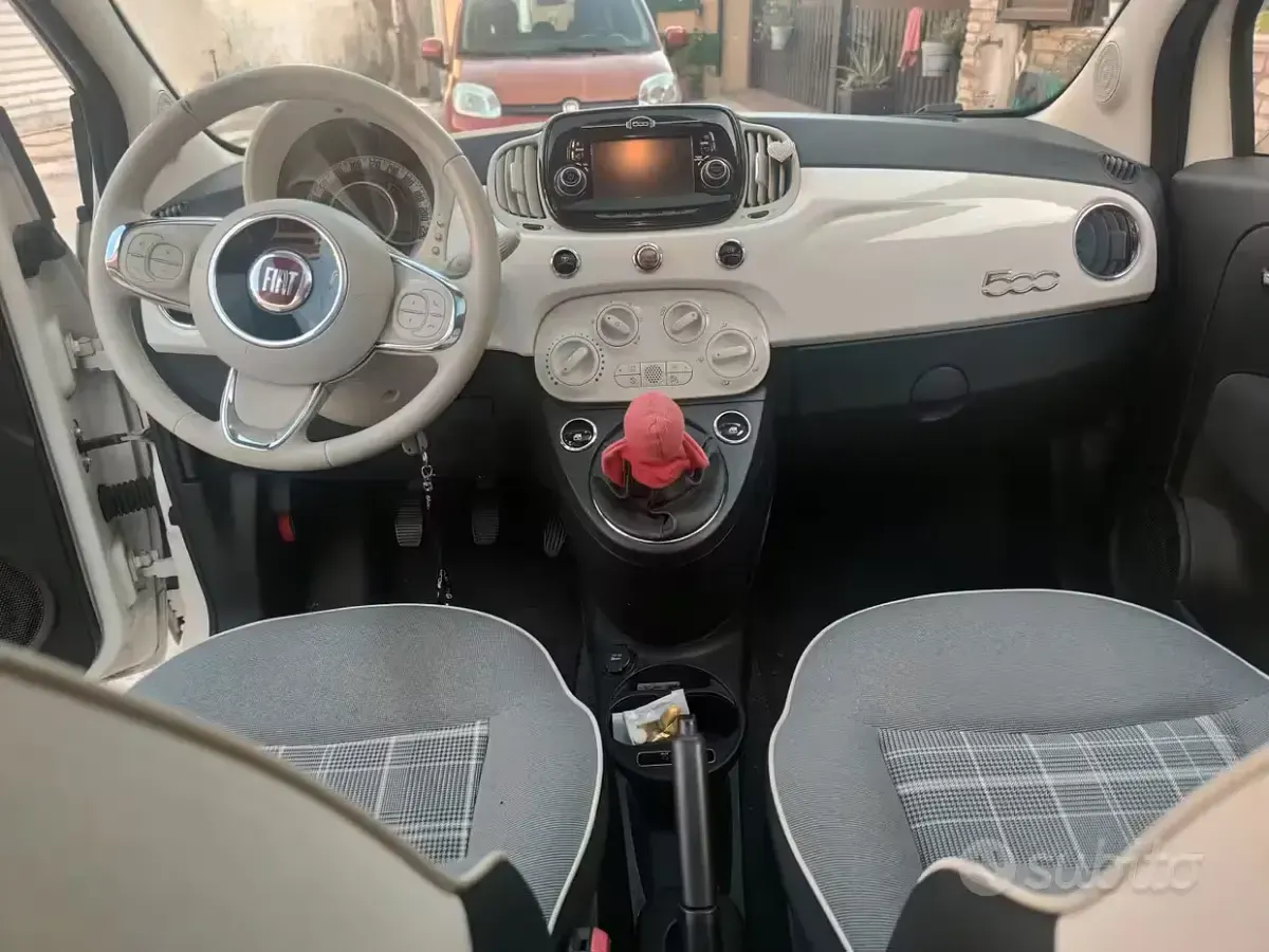 Usata Fiat 500 95 CV (69 kW) 2016 Bianco Monovolume