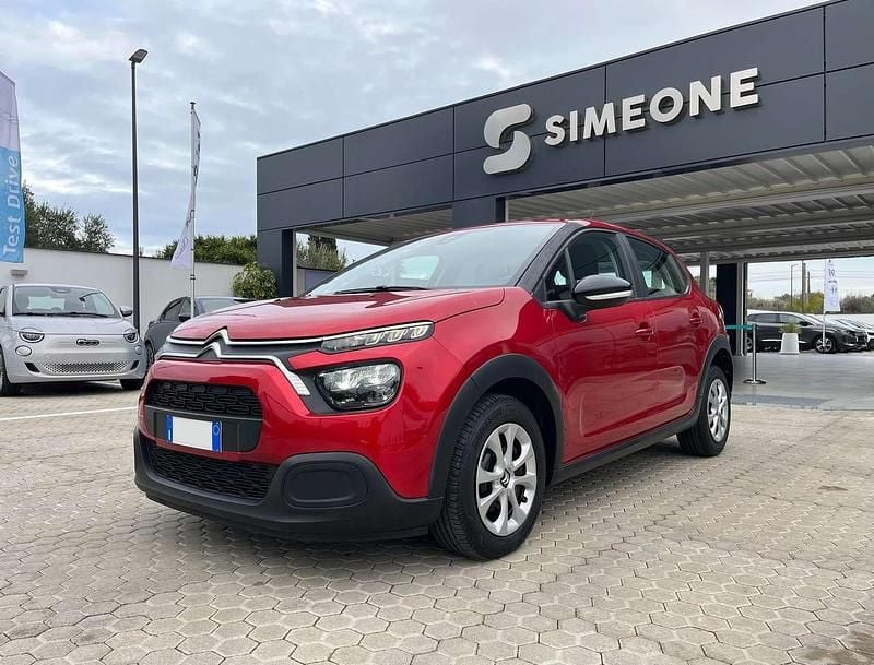 Rosso Usata 2021 Citroën C3 Feel Due volumi | 14.900 € (Cara) - Immagine 1/4