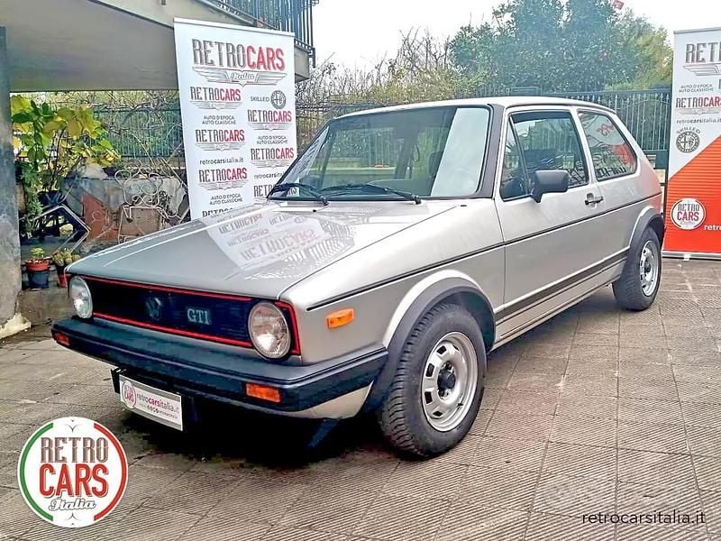 Usata VW Golf I GTI 110 CV (80 kW) 1981 Grigio Utilitaria