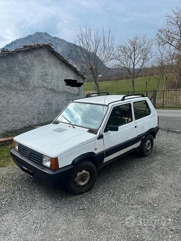 Usata Fiat Panda 4x4 54 CV (39 kW) 2002 Bianco Utilitaria