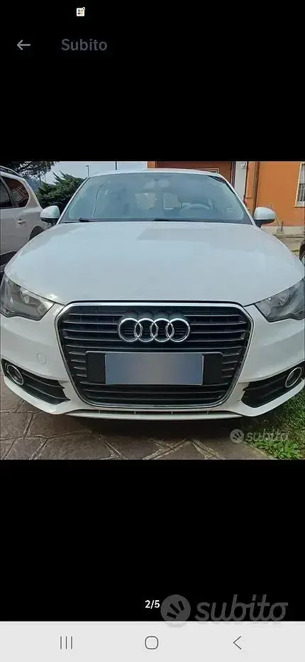 Usata Audi A1 86 CV (63 kW) 2012 Bianco Utilitaria