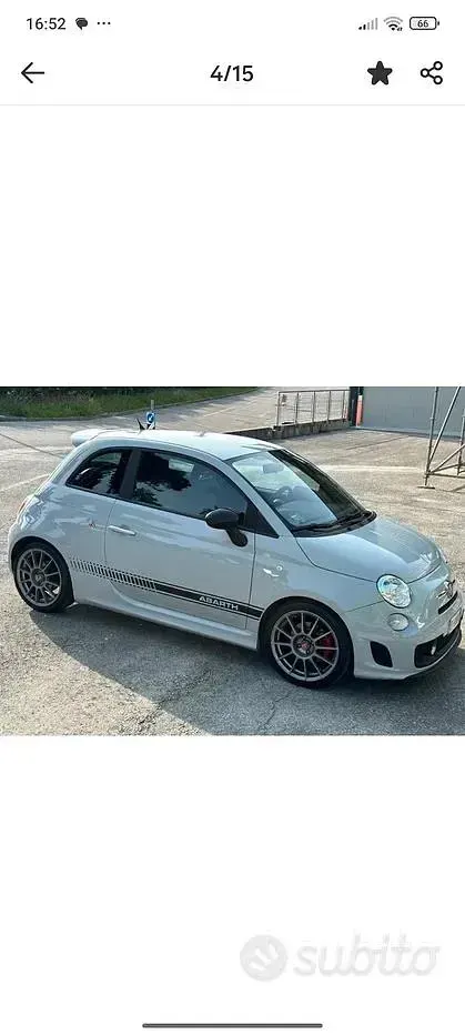 Usata Abarth 500 Esseesse 135 CV (99 kW) 2010 Grigio Berlina