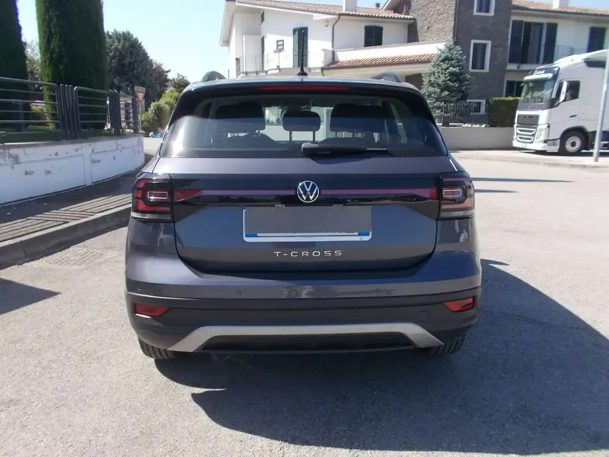 Usata VW T-Cross Style 110 CV (80 kW) 2022 Grigio SUV