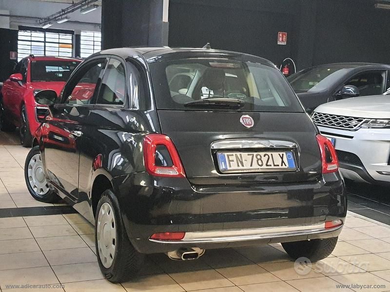 Usata Fiat 500 Lounge 69 CV (50 kW) 2018 Nero Berlina