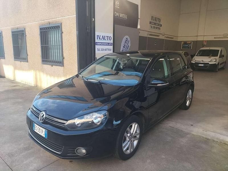 Usata VW Golf VI Highline 105 CV (77 kW) 2011 Nero Utilitaria