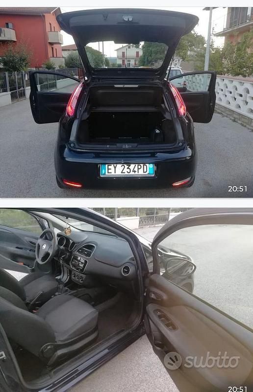 Usata Fiat Punto 65 CV (47 kW) 2015 Blu Utilitaria