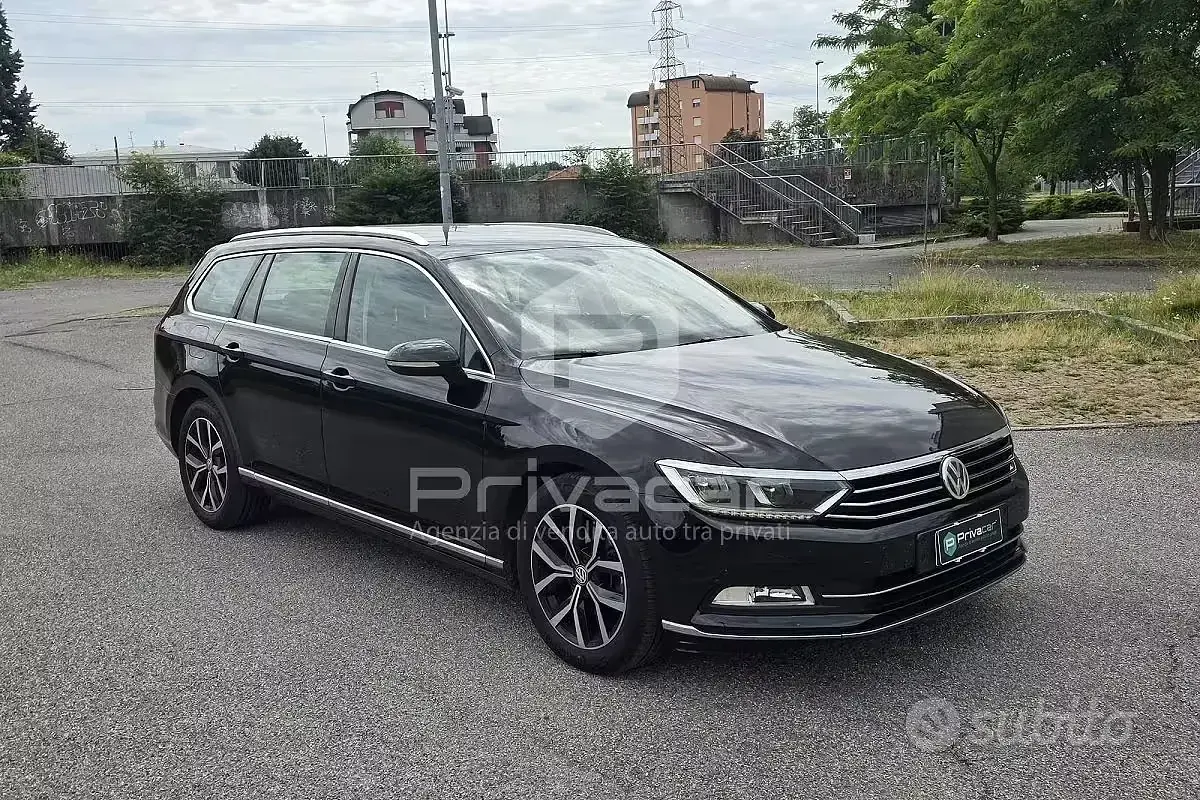 Usata VW Passat Business 150 CV (110 kW) 2015 Nero Station wagon