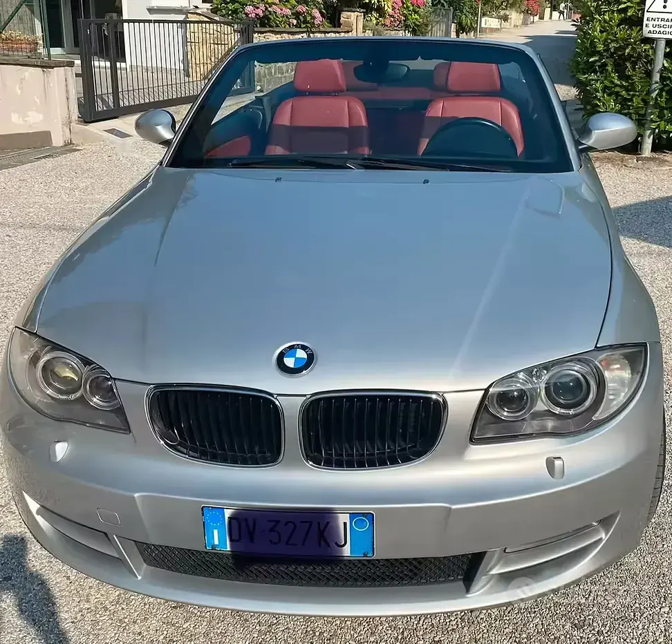 Usata BMW 120 Cabriolet 177 CV (130 kW) 2009 Grigio Cabrio