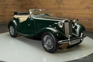 Usata MG TD 54 CV (39 kW) 1953 Verde Cabrio