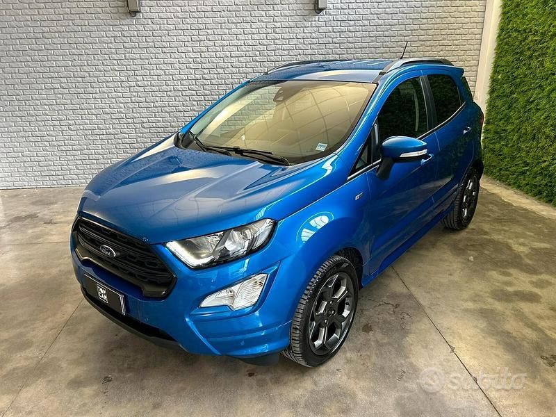 Usata Ford Ecosport ST 125 CV (91 kW) 2022 Blu elettrico metallizzato SUV
