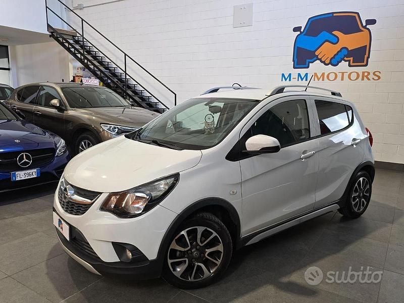 Bianco Usata 2017 Opel Karl Rocks Due volumi | 7990 € (Buon prezzo) - Immagine 1/4