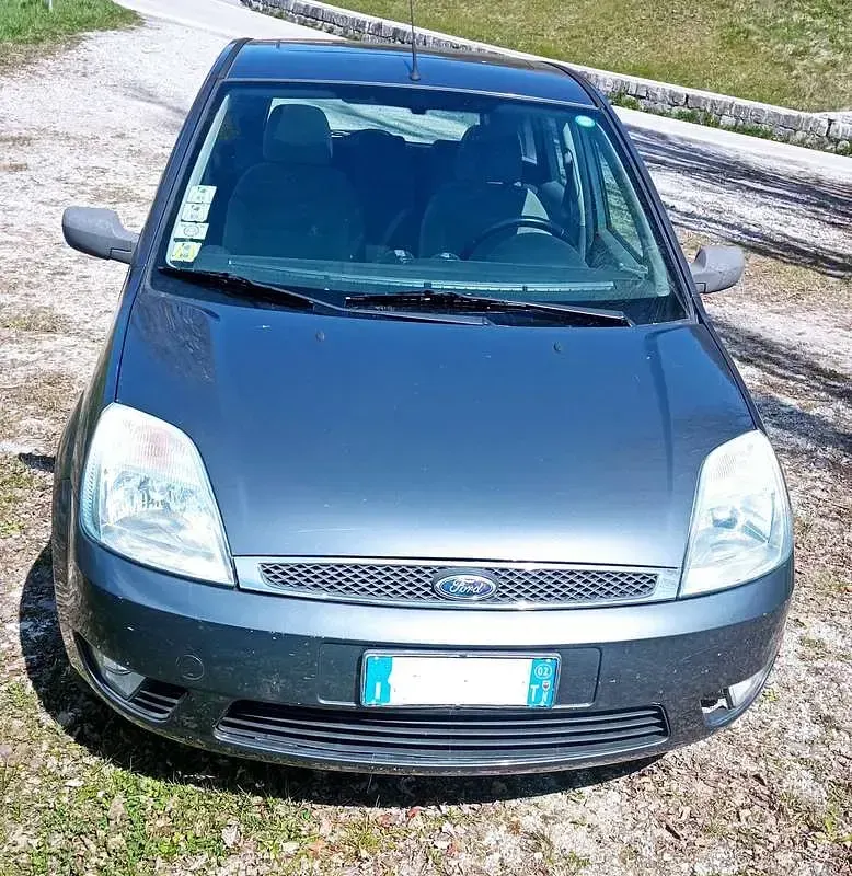 Usata Ford Fiesta Ghia 68 CV (50 kW) 2002 Grigio Utilitaria