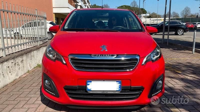 Usata Peugeot 108 Active 69 CV (50 kW) 2018 Rosso Utilitaria