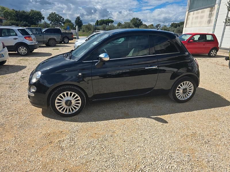 Usata Fiat 500 Lounge 69 CV (50 kW) 2012 Nero Berlina
