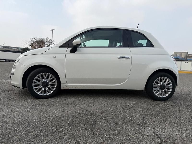 Usata Fiat 500 Lounge 69 CV (50 kW) 2014 Bianco Berlina