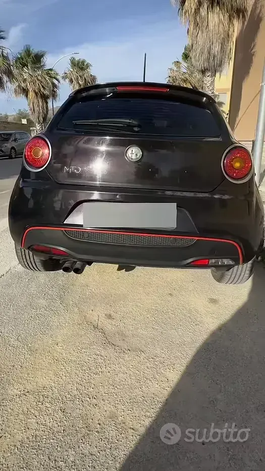 Usata Alfa Romeo MiTo Quadrifoglio Verde 170 CV (125 kW) 2012 Nero Utilitaria