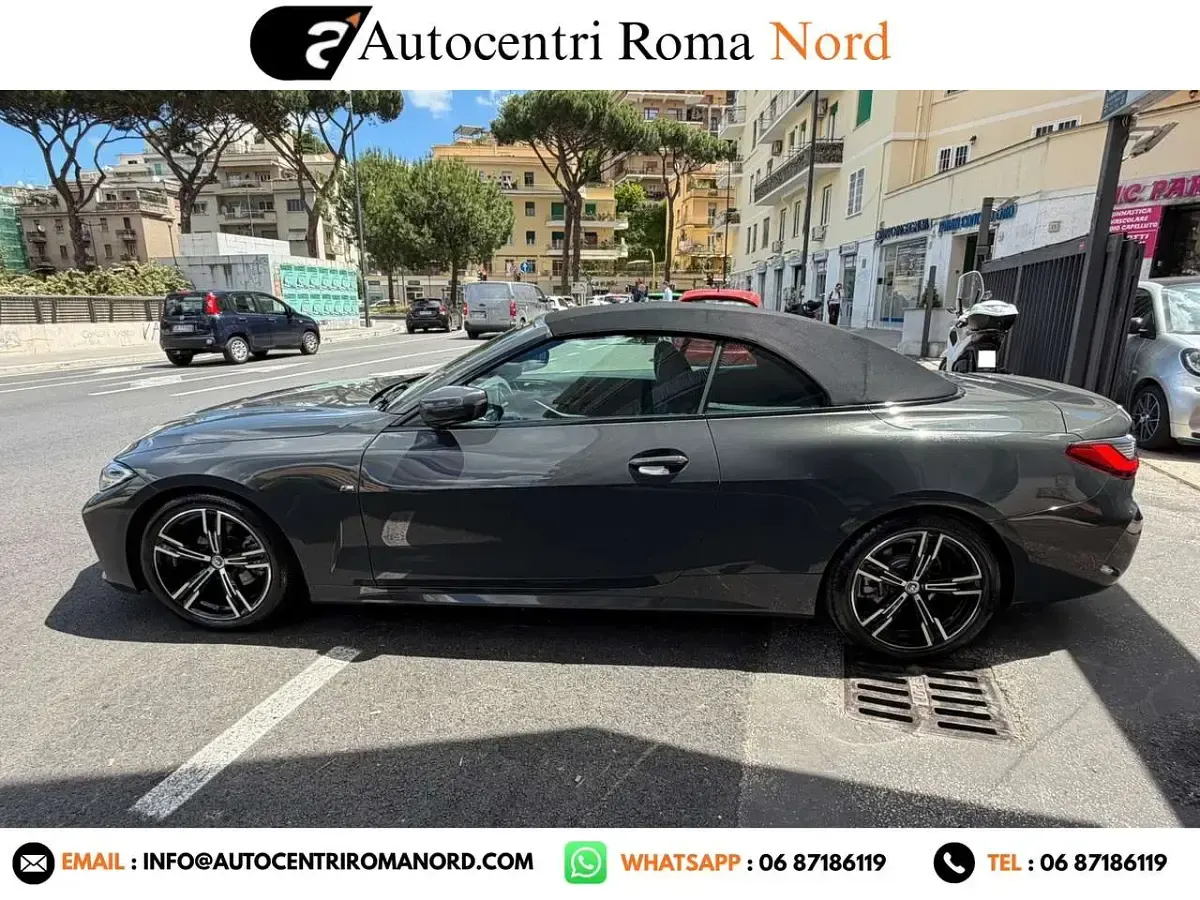 Usata BMW 420 Cabriolet M Sport 190 CV (139 kW) 2023 Grigio Cabrio