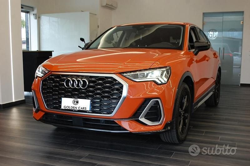 Begagnad Audi Q3 Sportback S-Line 150 HK (110 kW) 2020 Orange SUV