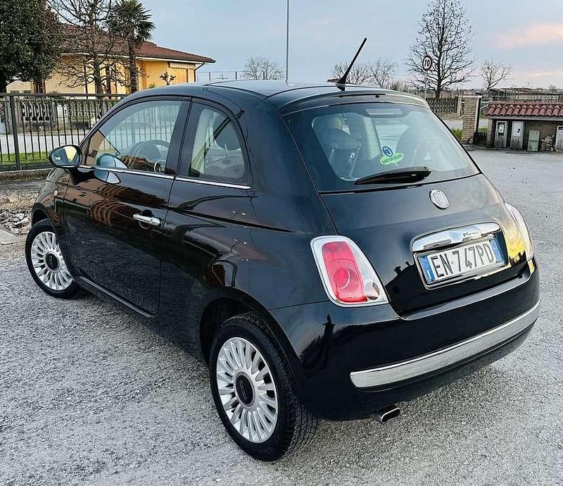 Usata Fiat 500 Lounge 95 CV (69 kW) 2012 Nero Utilitaria