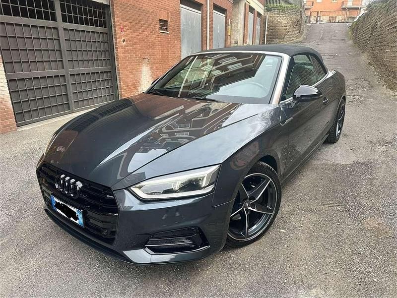 Usata Audi A5 Cabriolet S-Line 190 CV (139 kW) 2017 Grigio Cabrio