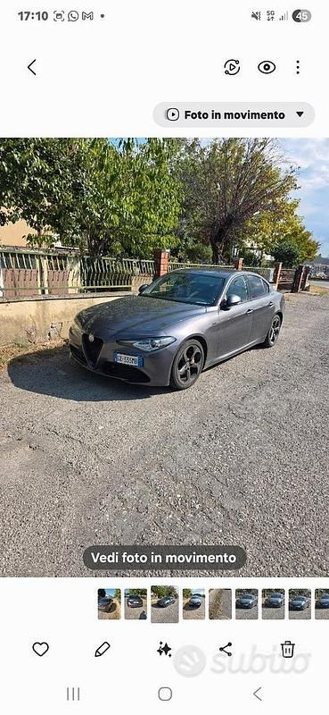 Usata Alfa Romeo Giulia 2020 Grigio Berlina