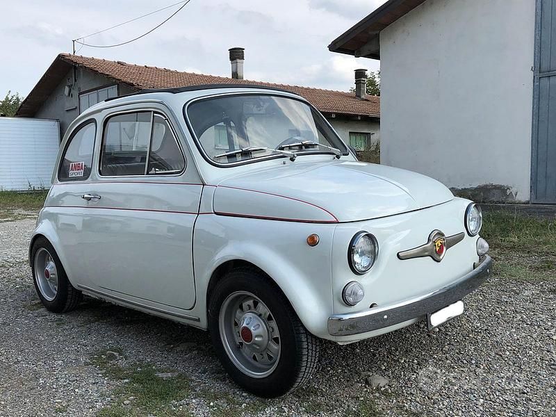 Usata Fiat 500 Abarth 1970 Bianco Utilitaria
