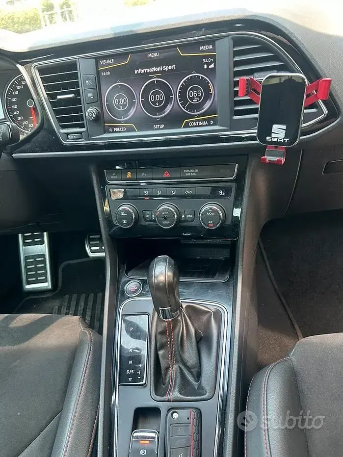 Usata Seat Leon FR 184 CV (135 kW) 2017 Grigio Berlina