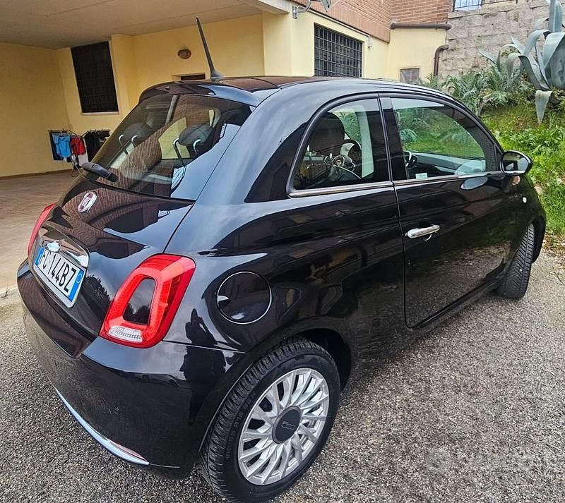 Usata Fiat 500 Lounge 69 CV (50 kW) 2016 Nero Utilitaria